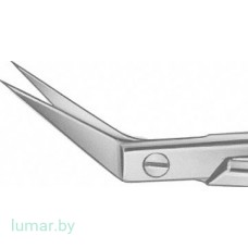 Ножницы DE'BAKEY сосудистые, изогнутые под углом 45°, 155 мм