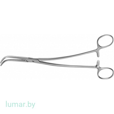 Щипцы GRAY для холецистэктомии, коротко изогнутые, 220 мм, артикул - EB011R