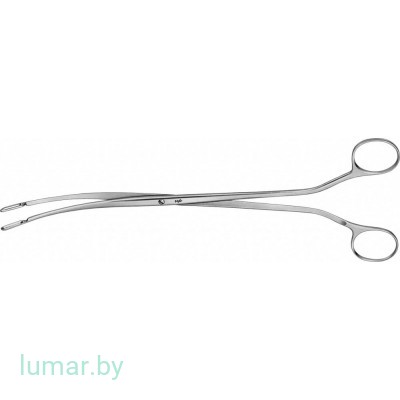 Щипцы DESJARDINS для желчных камней, сильно изогнутые, 225 мм, артикул - EB242R