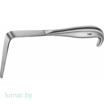 Ретрактор MATHIEU гинекологический, 95х17 мм, 26 мм, артикул - EL559R