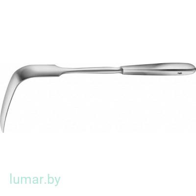 Ретрактор SIMON гинекологический, 115х27 мм, 275 мм, артикул - EL873R