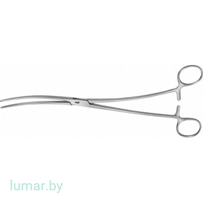 Щипцы BOZEMANN S-образные, гладкие, 250 мм, артикул - EO075R