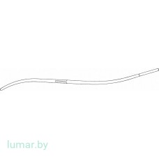 Щипцы BOZEMANN S-образные, гладкие, 250 мм