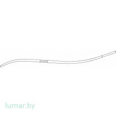 Щипцы BOZEMANN S-образные, с бороздкой, 255 мм