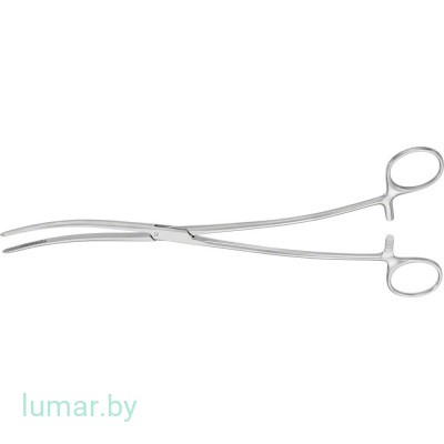 Щипцы BOZEMANN S-образные, рифленые, 255 мм, артикул - EO082R