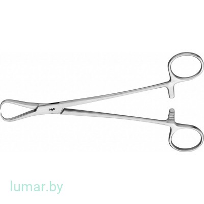 Щипцы ADAIR с одним зубом, маточные, прямые, 190 мм, артикул - EO106R