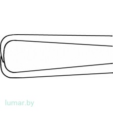 Щипцы SCHROEDER крючковые, с винтом, 1х1 зуб, 250 мм
