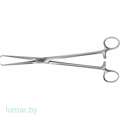 Щипцы POZZI с одним зубом, усиленные, прямые, 1х1 зуб, 255 мм, артикул - EO125R