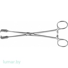 Щипцы CZERNY маточные, крючковые, прямые, 4х4 зуба, 200 мм