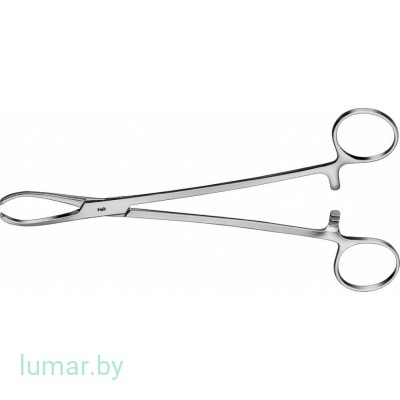 Щипцы LITTLEWOOD маточные, для захвата и удержания, 185 мм, артикул - EO216R