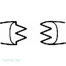 Щипцы LITTLEWOOD маточные, для захвата и удержания, 185 мм