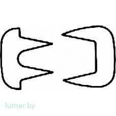 Щипцы MUSEUX малые, прямые, 2х2 зуба, 200 мм