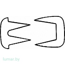 Щипцы MUSEUX средние, изогнутые, 2х2 зуба, 240 мм