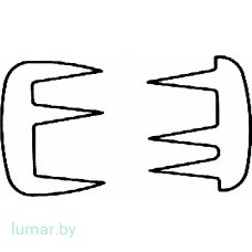Щипцы MUSEUX большие, прямые, 3х3 зуба, 265 мм
