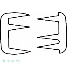 Щипцы MUSEUX экстра большие, прямые, 3х3 зуба, 265 мм