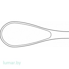 Кюретка GOURDET маточная, тупоконечная, 14 мм, 280 мм