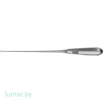 Кюретка RECAMIER маточная, тупоконечная, негибкая, № 0, 7.5 мм, артикул - ER320R