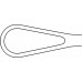 Кюретка RECAMIER маточная, острая, гибкая, № 2, 10.5 мм, артикул - ER242R