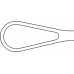 Кюретка RECAMIER маточная, тупоконечная, негибкая, № 3, 12.0 мм, артикул - ER323R