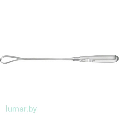 Кюретка RECAMIER маточная, тупоконечная, негибкая, № 8, 19.5 мм, артикул - ER328R