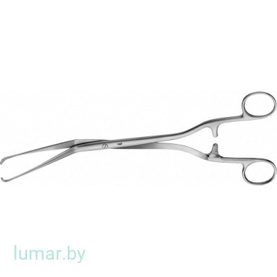 Щипцы HERFF для прокалывания мембраны, изогнутые, 255 мм, артикул - ET106R