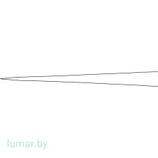 Пинцет THUMB деликатный, с гладкими браншами, 180 мм