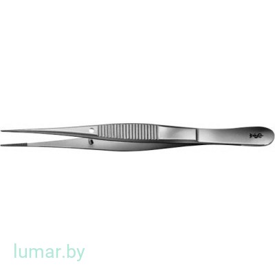 Микропинцет THUMB рифленый, 90 мм, артикул - BD301R