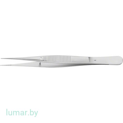 Микропинцет THUMB рифленый, 105 мм, артикул - BD302R