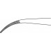 Микропинцет изогнутый, рифленый, 115 мм, артикул - BD313R