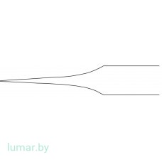 Микропинцет "ювелирный" № 4, 0.2 мм 110 мм