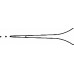 Пинцет BONNER 1х2 зуба, 0.2 мм 95 мм, артикул - BD505R