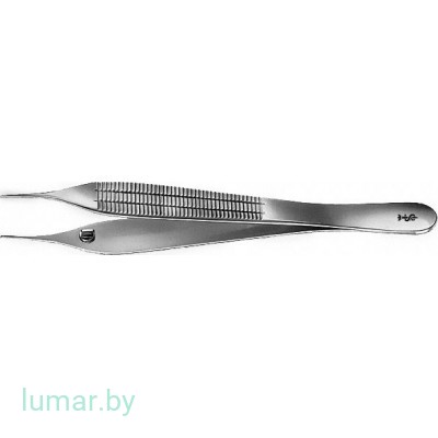 Пинцет MICRO-ADSON-BIEMER 1х2 зуба, 120 мм , артикул - BD509R
