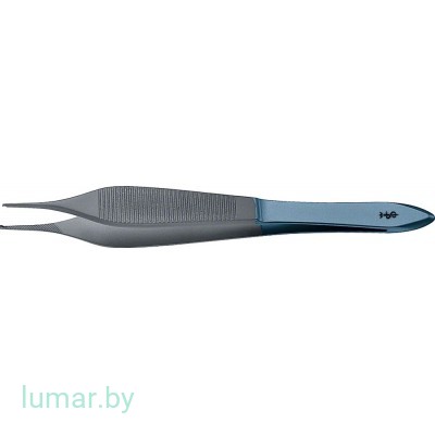 Пинцет MICRO-ADSON титановый, 1х2 зуба, 120 мм, артикул - BD514T
