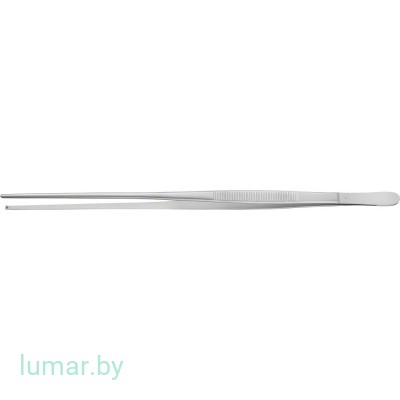Пинцет STANDARD хирургический, 1х2 зуба, 350 мм, артикул - BD564R