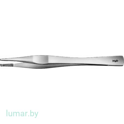 Пинцет LANE диссекционный, 1х2 зуба, 145 мм, артикул - BD603R