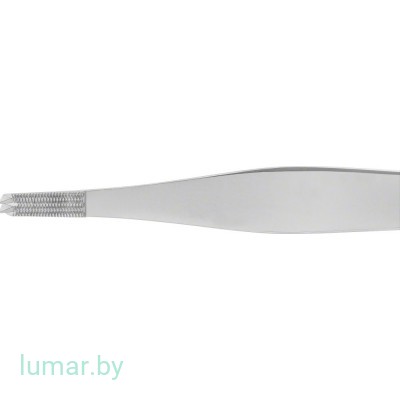 Пинцет LANE 2х3 зуба, 145 мм, артикул - BD604R