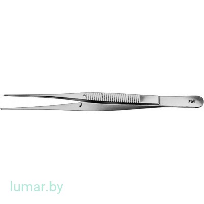 Пинцет SEMKEN хирургический, деликатный, 1х2 зуба, 125 мм, артикул - BD665R