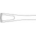 Пинцет DUVAL кишечный, 140 мм, артикул - BD820R
