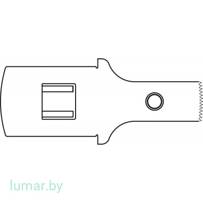 Лезвие пилы, быстросъемное, с ограничителем глубины, 25/10/0.5 мм, артикул - GC203R