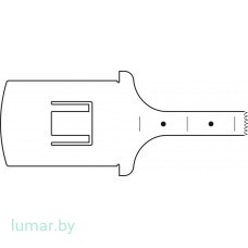 Лезвие пилы, быстросъемное, 25/5/0.5/0.5 мм
