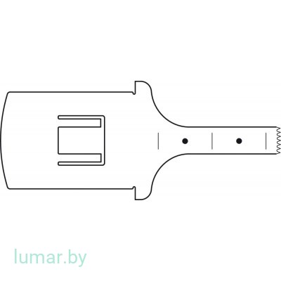 Лезвие пилы, быстросъемное, 25/5/0.5/0.5 мм, артикул - GC207R