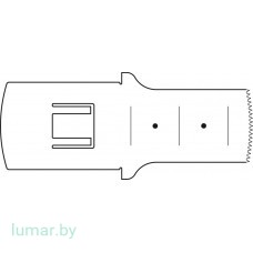 Лезвие пилы, быстросъемное, 25/15/0.5/0.5 мм