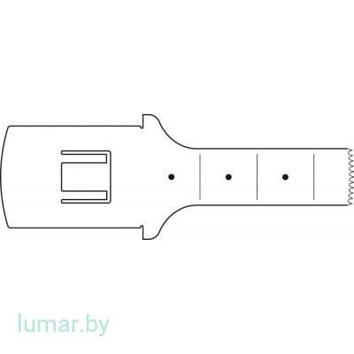 Лезвие пилы, быстросъемное, 35/10/0.5/0.8 мм, артикул - GC209R