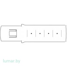 Лезвие пилы, быстросъемное, 50/20/0.7/0.9 мм