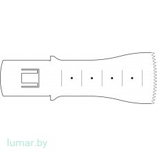 Лезвие пилы, быстросъемное, 50/25/0.7/0.9 мм