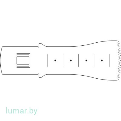 Лезвие пилы, быстросъемное, 50/25/0.7/0.9 мм, артикул - GC218R