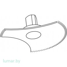 Лезвие для пилы GB128R, сегментное, 15/40/9/0.5/0.8 мм