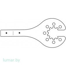Лезвие пилы, со звездообразным соединением, 25/5/0.5/0.5 мм