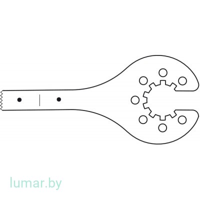 Лезвие пилы, со звездообразным соединением, 25/5/0.5/0.5 мм, артикул - GC604R