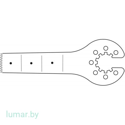 Лезвие пилы, со звездообразным соединением, 35/10/0.5/0.8 мм, артикул - GC635R